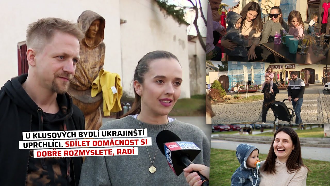U Klusových bydlí ukrajinští uprchlíci. Sdílet domácnost si dobře rozmyslete, radí