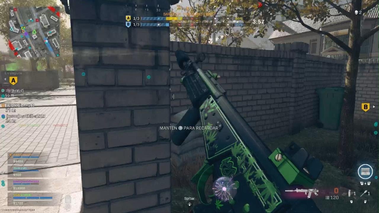 Warzone C1. Combinación de FARA 83 tipo Rush con la Krig de Necro King.