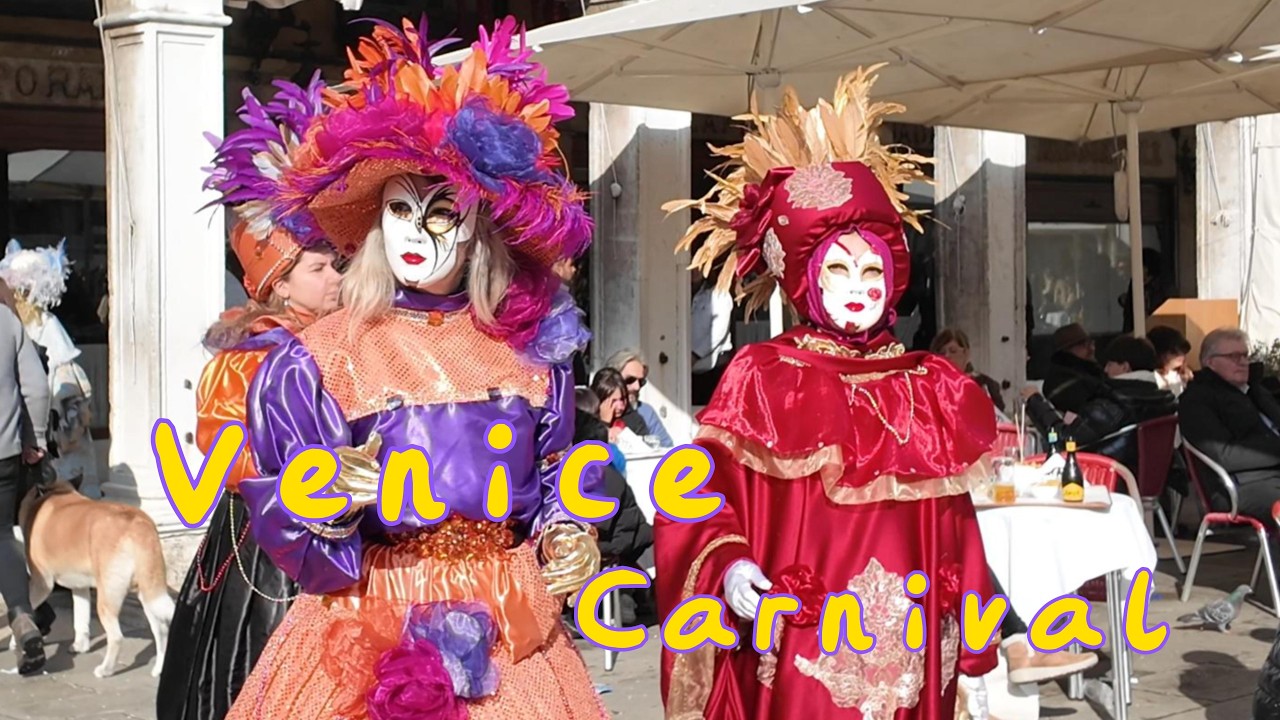 Venice Carnival in 4K | Masks, Costumes & Streets |  威尼斯4K纯享版