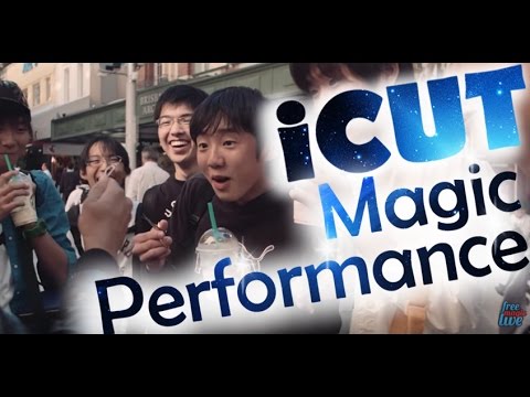amazing magic tricks and how to do them Street Magic - iCut Magic Trick Performance By Jay Jay!