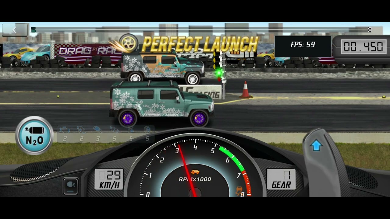 Drag Racing Anvil Level 5 1/4 Mile Tune [8.374] - YouTube
