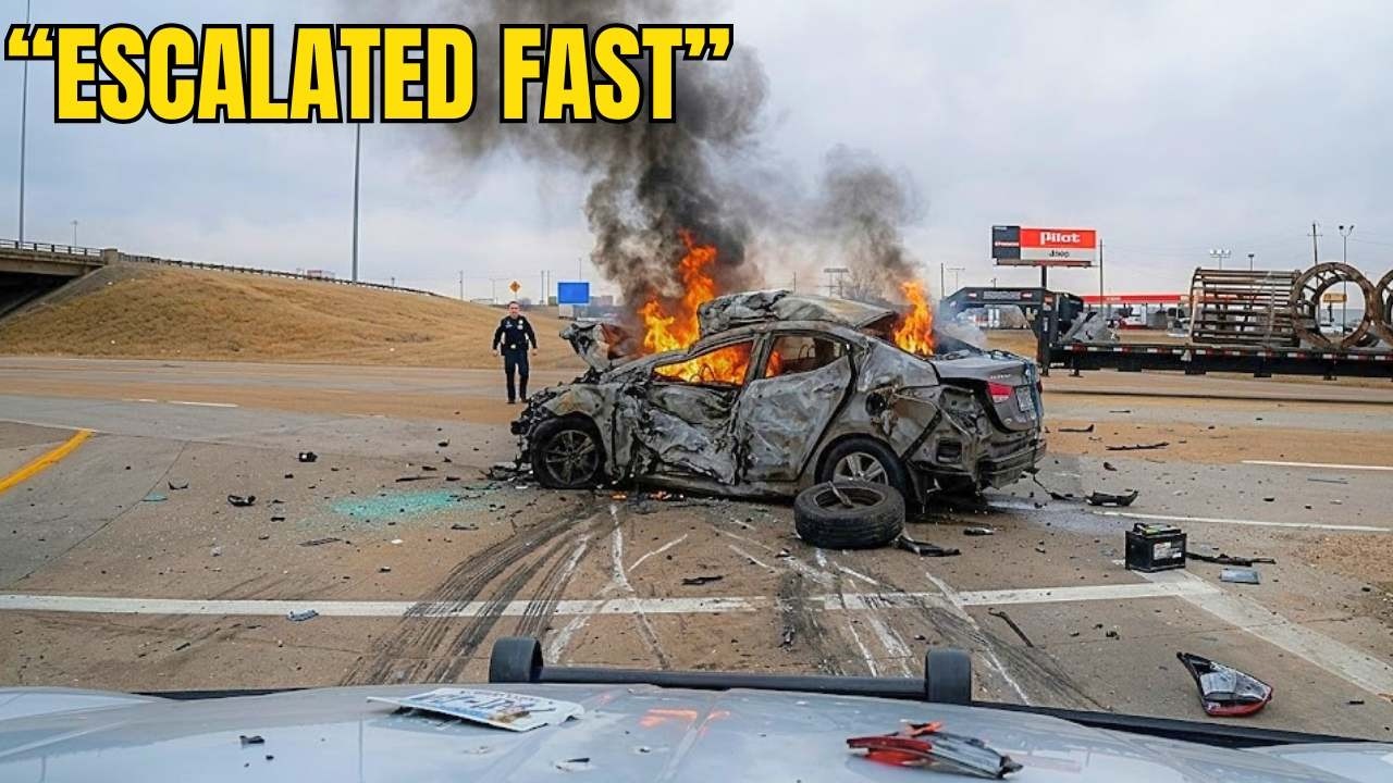 109MPH Police Chase Ends in Fiery Crash on Highway! - YouTube