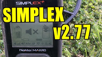 Nokta Simplex 2.77 Update