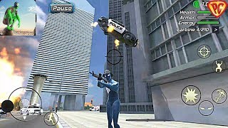 Rope Frog Ninja Hero - Strange Gangster Vegas #26 New Update - Sticky Rockets | Android GamePlay HD screenshot 5