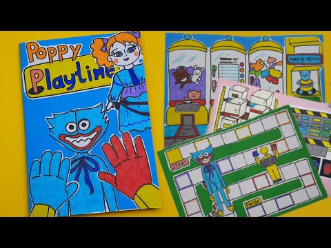 Poppy PLAYTIME Chapter 2 / Diy 🟢 Gaming Book/ GAME Station 