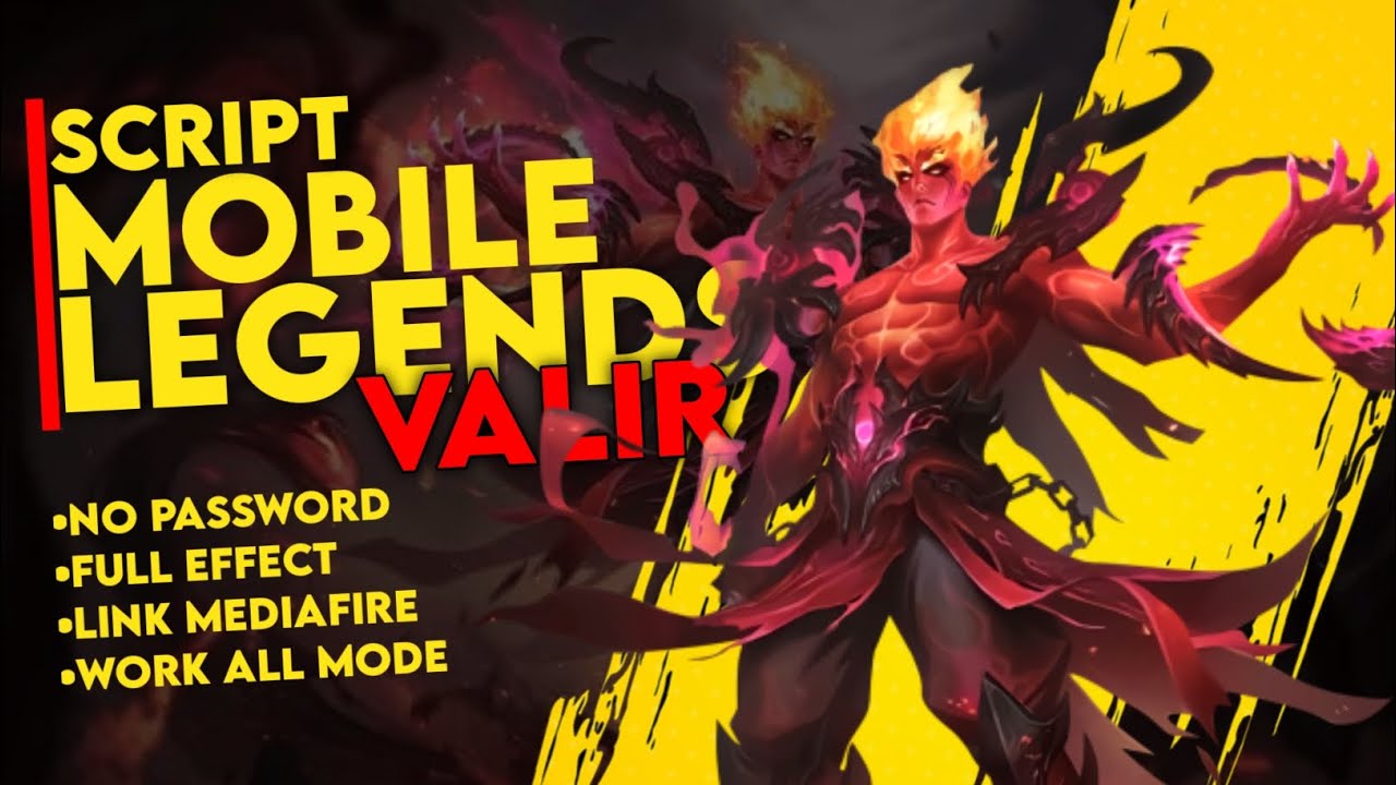 Valir Legend | Script Skin Legend Valir patch terbaru full efek - MLBB ID