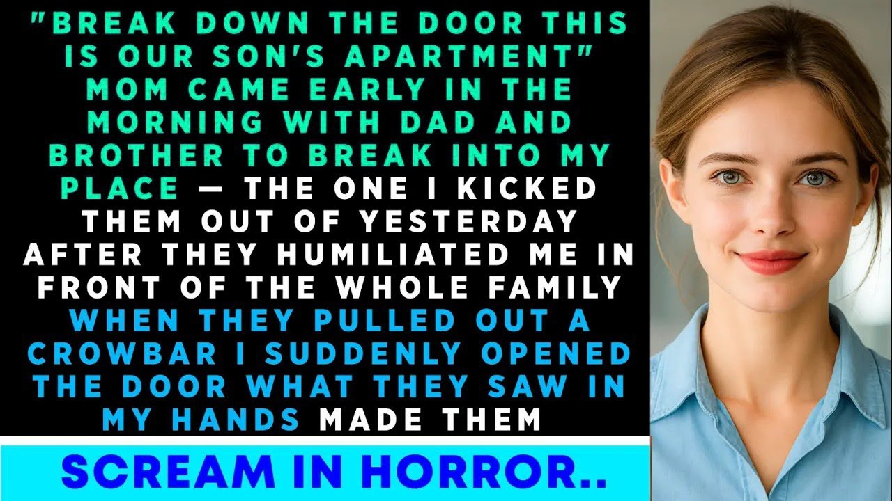 Break Down The Door, This Is Our Son's Apartment — My Mother Came With Dad And Brother To Break...