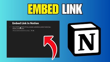 How To Embed Link in Notion - New Method