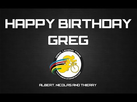 Birthday wishes to Greg LeMond June 26, 2015