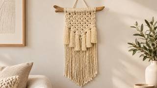 Make This Macrame Wall Hanging With Just a Few Knots