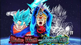 LETS BEAT ALL MISSIONS: STAGE 11: DIVINE WRATH AND MORTAL WILL EVENT GUIDE: DBZ DOKKAN BATTLE