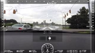 VIRB 1 Second Timelapse Test with Aviation Overlay