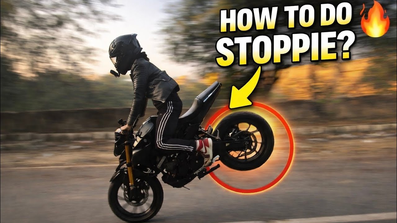 How to do Stoppie🔥[ Lokesh Vlogs ] 