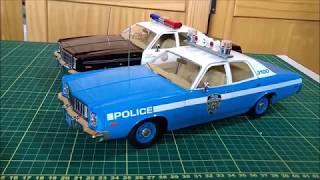 1975 Plymouth Fury NYPD, 1:18 scale, by Greenlight Artisan - YouTube
