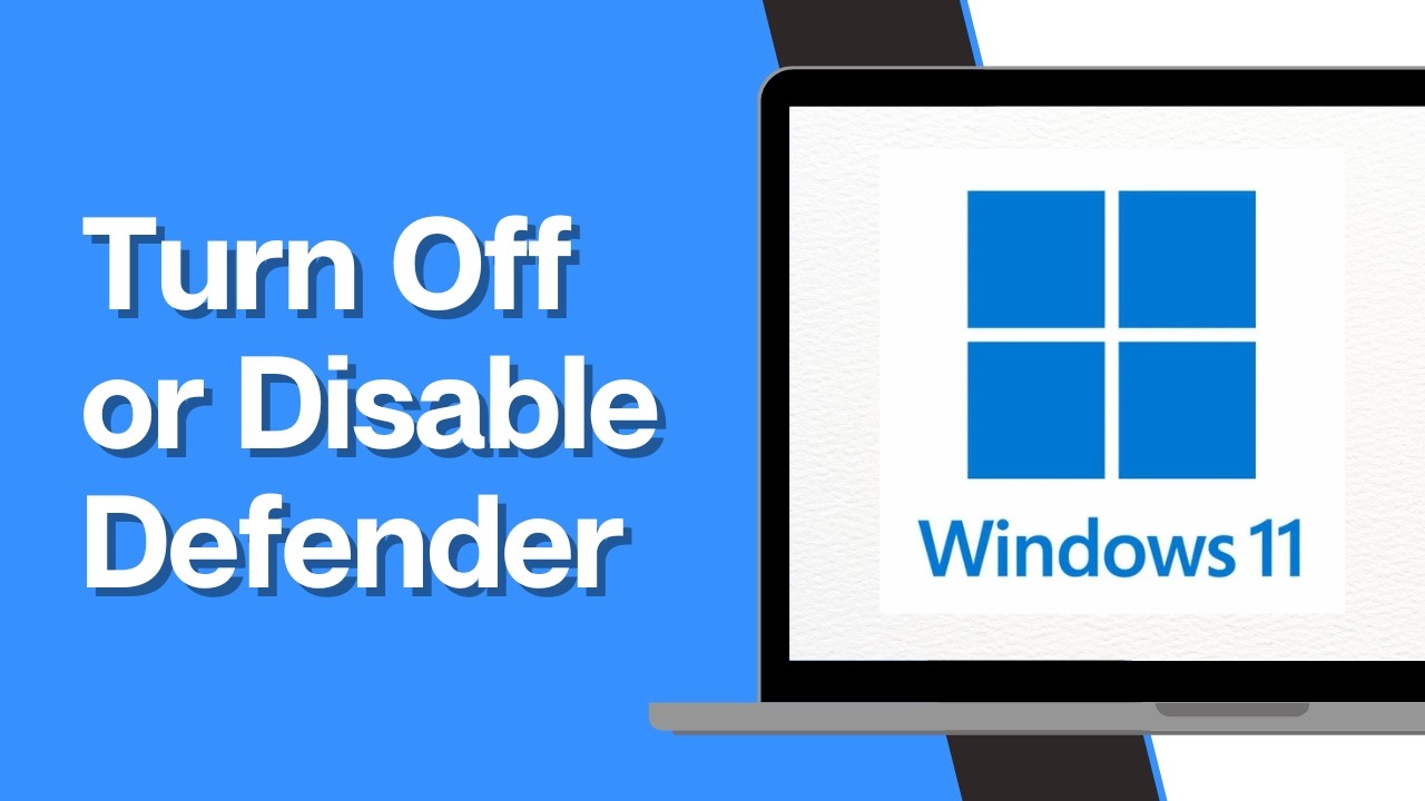 How to Turn Off or Disable Windows Defender in Windows 11 (2026) - YouTube