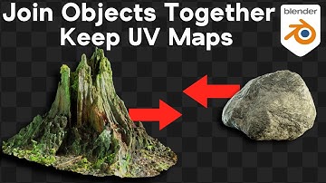 How to Join Objects and Keep the UV Maps (Blender Tutorial)