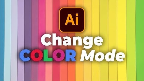 How to Change Color Mode in Illustrator