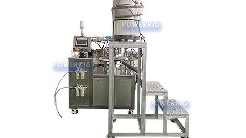 502 Glue Filling Machine: how to fill glue into tubes ( glue filling machine, 30-60 tubes/min )
