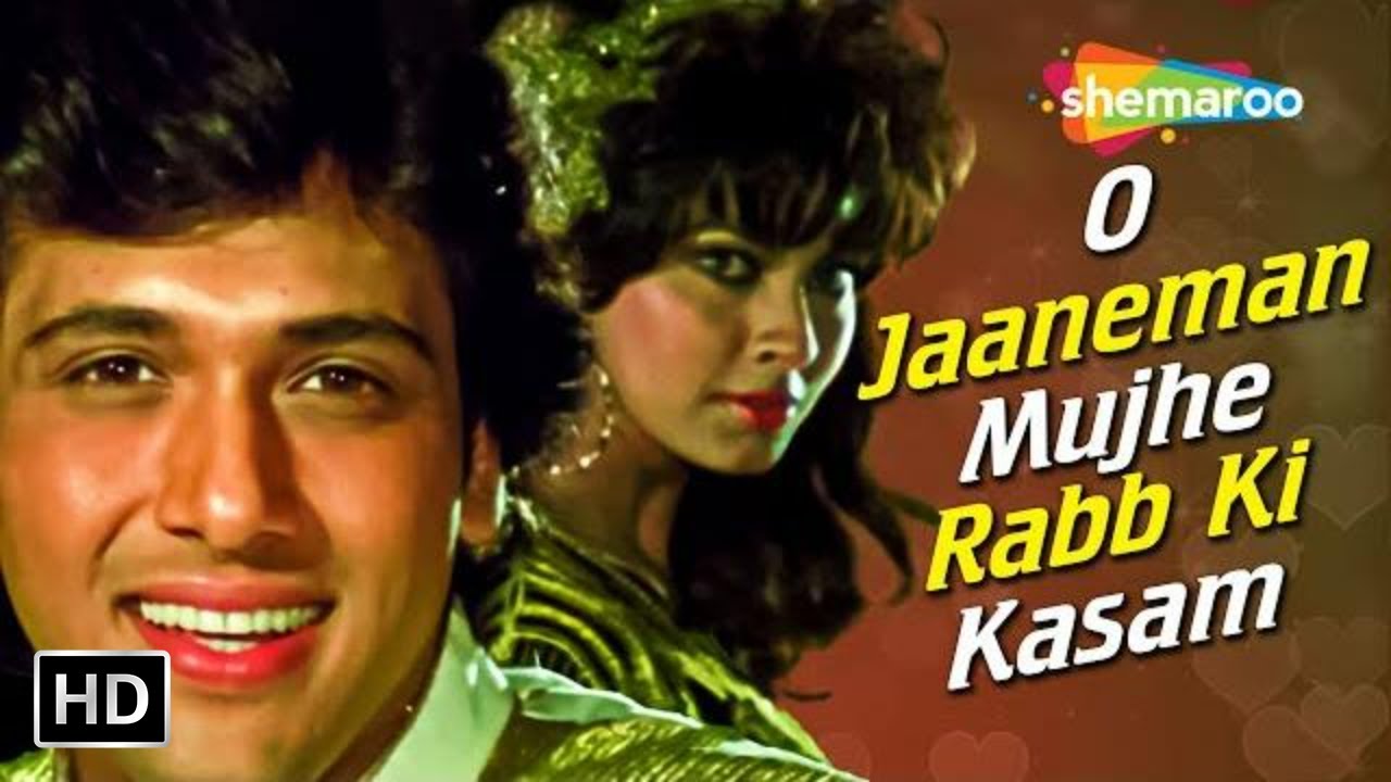 O Jaaneman Mujhe Rab Ki Kasam HD  Mera Lahoo  Govinda Kimi Katkar  Shailendra Singh