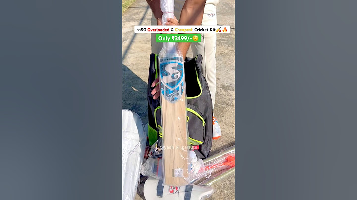 SG Overloaded & Cheapest Cricket Kit | Just ₹3499/- #cricket #shorts #cricketkit