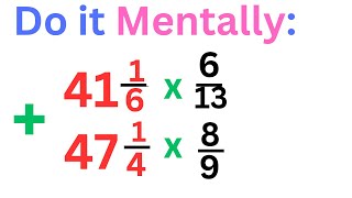 41 1/6 x 6/13#mathematics #maths #math