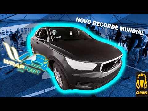 ENVELOPAMOS UM CARRO EM MENOS DE 20 MIN. | NOVO RECORDE MUNDIAL ENVELOPAMOS UM CARRO EM MENOS DE 20 MIN. | NOVO RECORDE MUNDIAL