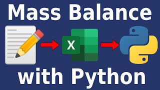 🧪🐍Chemical Engineering Mass Balance Desalination Calculation with Excel and Python screenshot 4