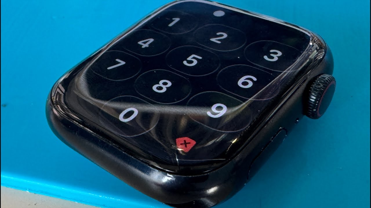 Apple Watch 8 45mm サイドボタン固まって押せないつぶれ修理¥12000〜