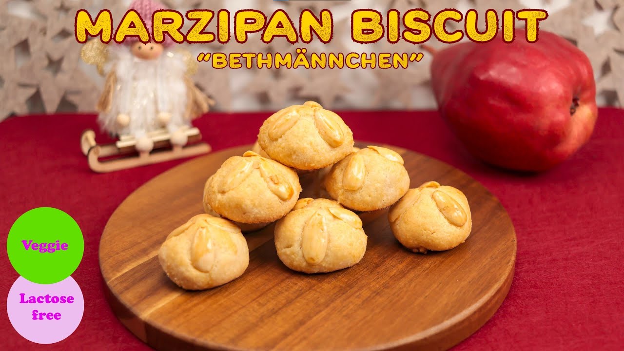 Marzipan Cookies - german &amp;quot;Bethmännchen&amp;quot; recipe - YouTube