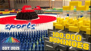 DDT 2015 - Sports - 100.000 dominoes - Falldown