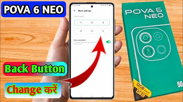 tecno pova 6 neo back button settings, tecno pova 6 neo side button setting