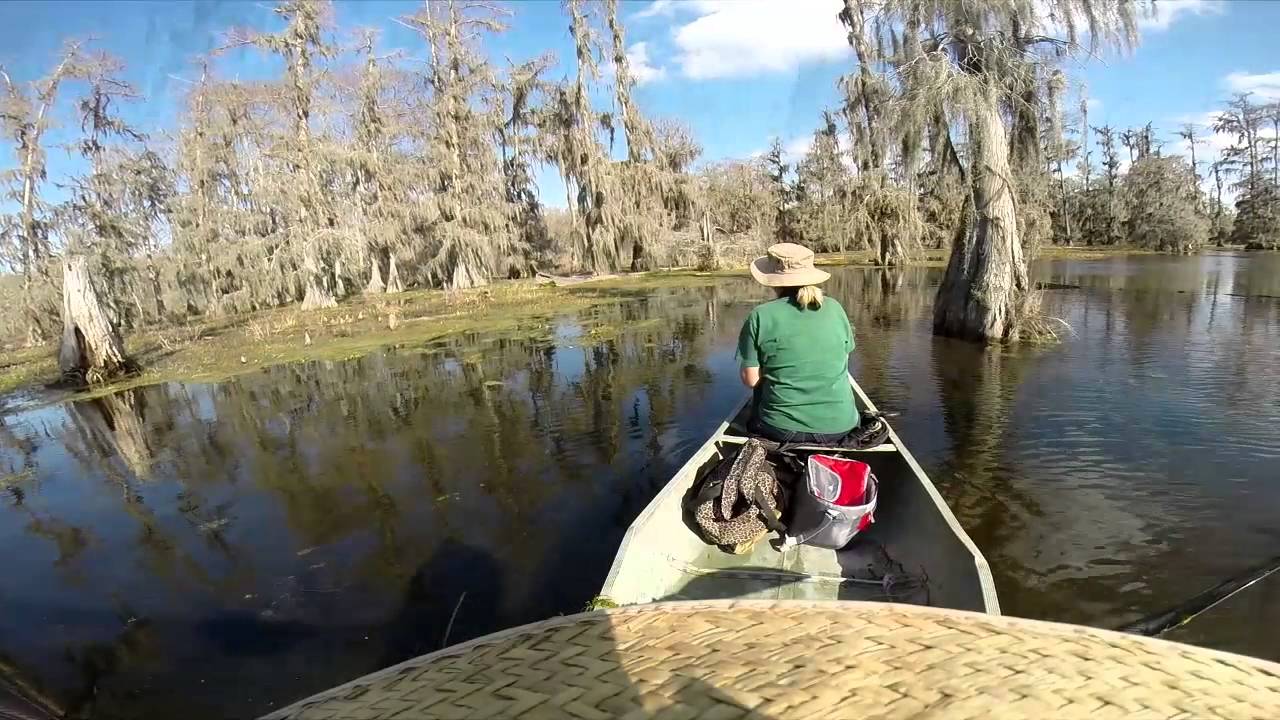 Canoeing Lake Martin, Louisiana - Music Hot Air by 