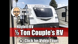 2018 Jayco 27RB White Hawk Ultralite Half Ton Towable Couple's Travel Trailer with Outside Kitchen