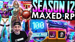 MAXED SEASON 12 ROYALE PASS! 100 Tiers + Rewards! | PUBG Mobile