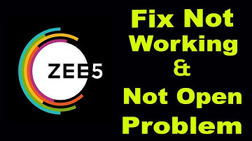 How To Fix Zee 5 App Not Working | Zee 5 Not Open Problem | PSA 24