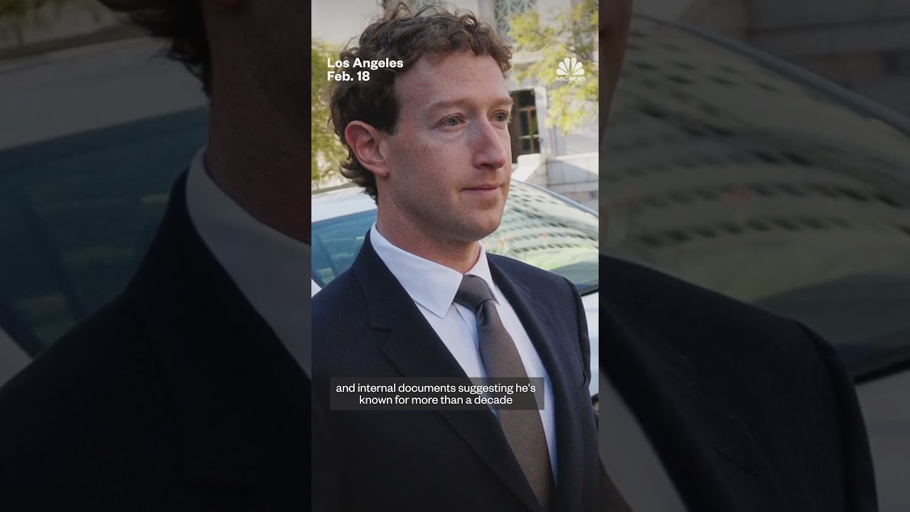 Mark Zuckerberg testifies in social media addiction trial