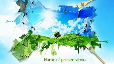 Grass and Sky PowerPoint Template