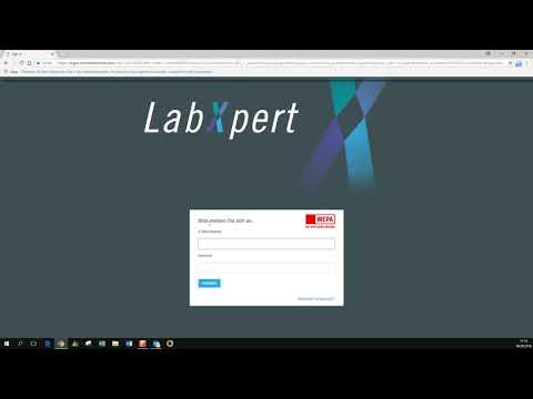 LabXpert Registrierung