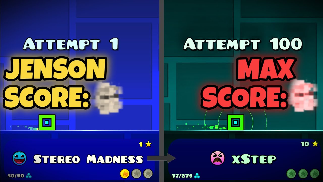 Geometry Dash 1v1 be like…