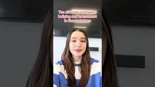 The difference between bullying and harassment in the workplace #shorts