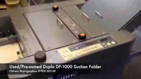 Duplo DF-1000 Suction Folder