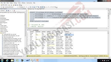 Bölüm 3 Konu 3 - ISNULL, NULLIF, COALESCE Kullanımı