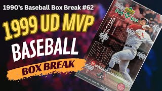 1990's Box Break #63- 1999 UD MVP Baseball
