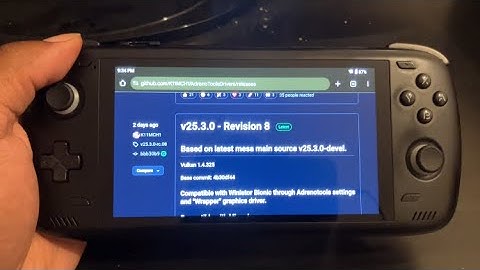 New Turnip Driver 25.3.0 R8 Testing 