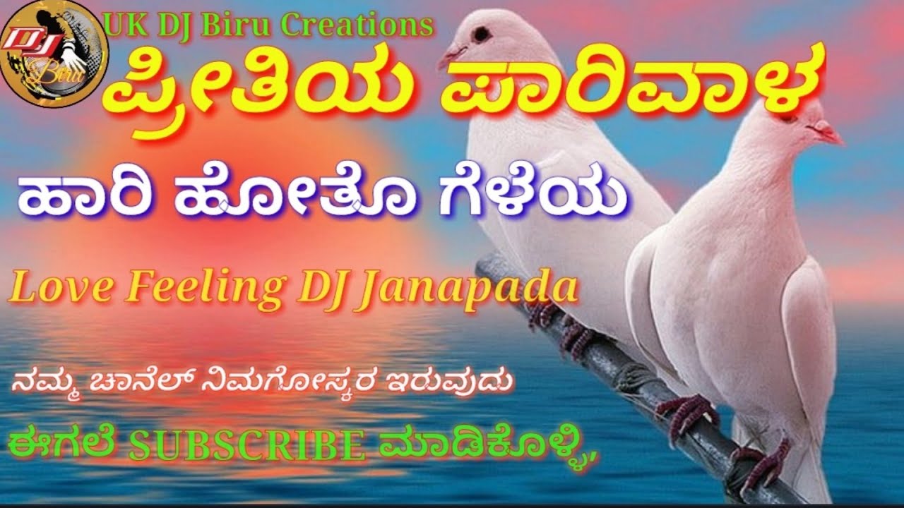 Love Pigeon  Flying Friend  North Karnataka Super Hit Love Feeling DJ Folk 