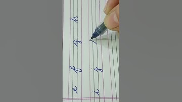 How to write Cursive writing #video #video #shortvideo