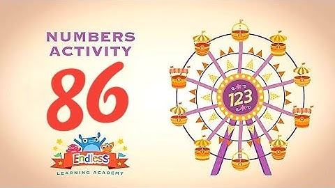 Endless Number Video 86: Fun Math Activities For Kids | Counting