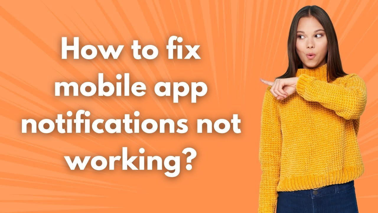 How to fix mobile app notifications not working ? - Step by Step - YouTube