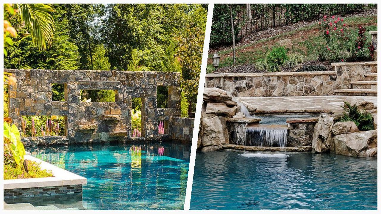 75 Rustic Turquoise Pool Design Ideas You'll Love ⭐️