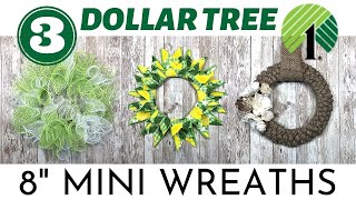 How to Create a Mini Wreath | Centerpiece DIY | Dollar Tree DIY | Wreath DIY